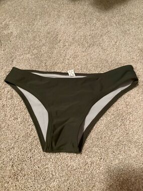 Women's Olive Green Bikini Bottom